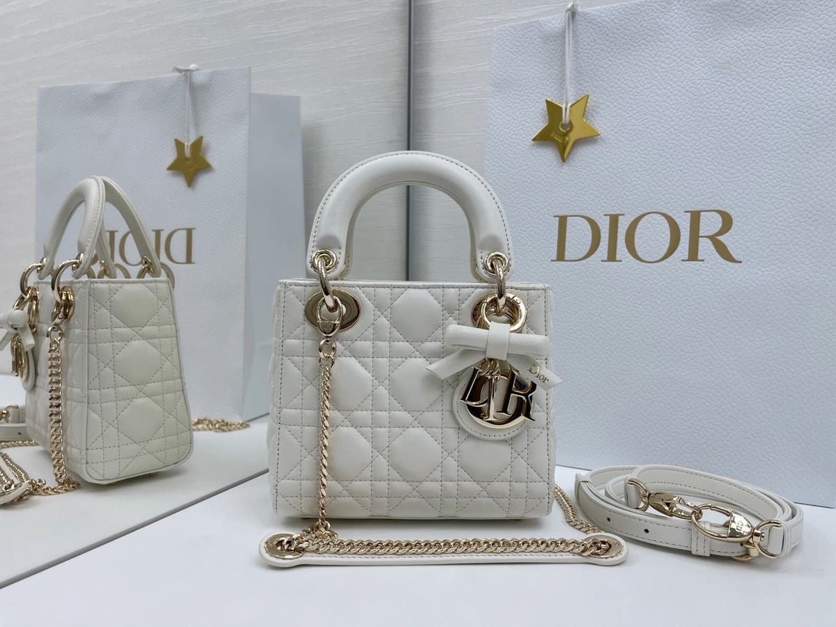 Christian Dior Lady Dior Cannage Small with Brand Box