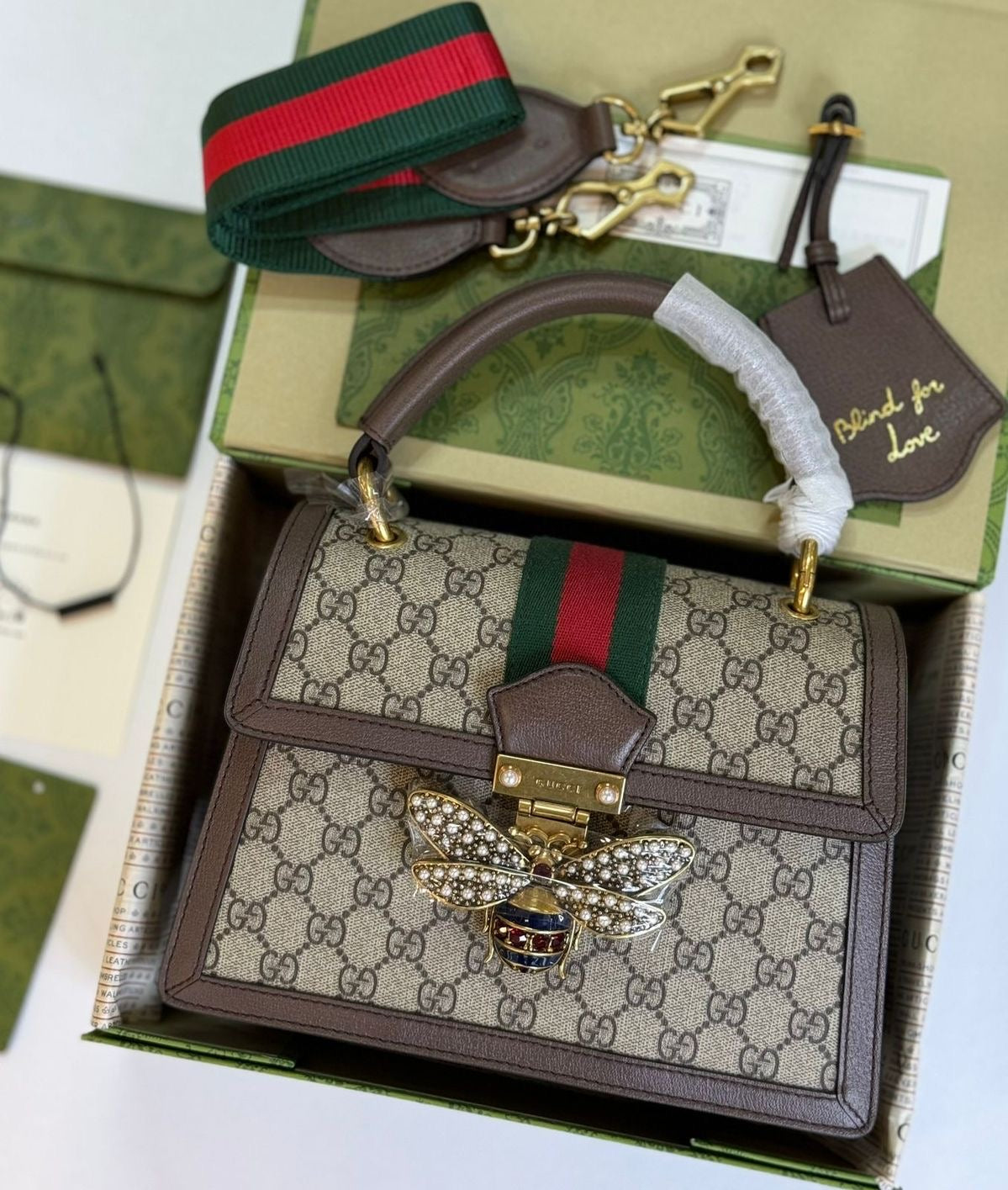 Gucci Queen Margaret Bag with Brand Box and Dust Cover