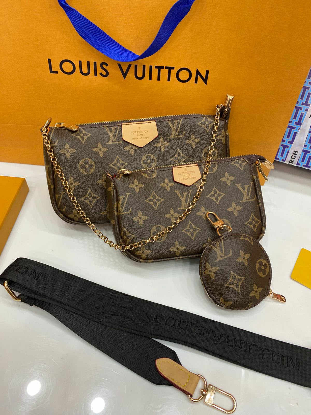 Louis Vuitton Multi Pochette Accessoires Cross Body Bag