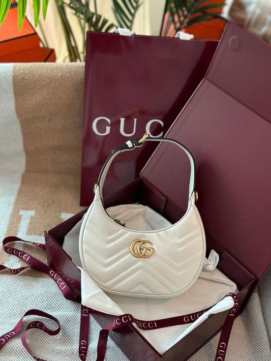 Gucci GG Marmont Half-Moon-Shaped Mini Bag