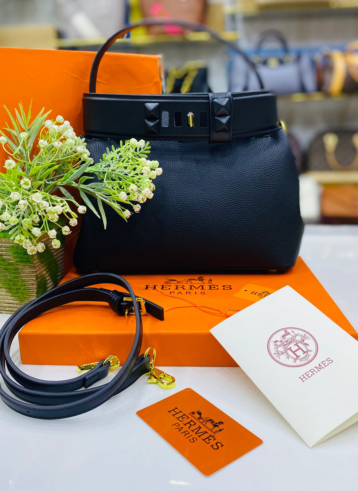 Hermès Médor Clous Handbag