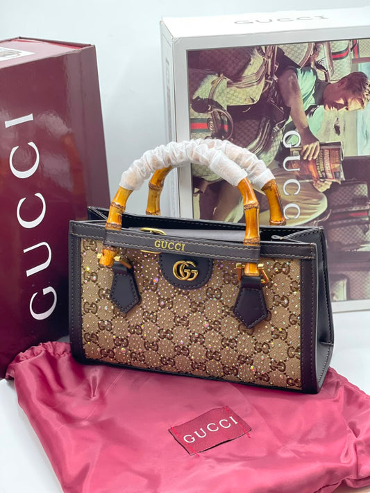 Gucci Diana Crystal Mini Tote