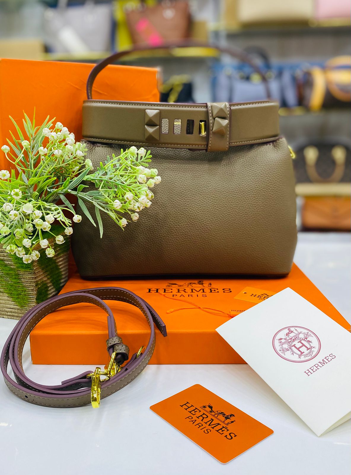 Hermès Médor Clous Handbag
