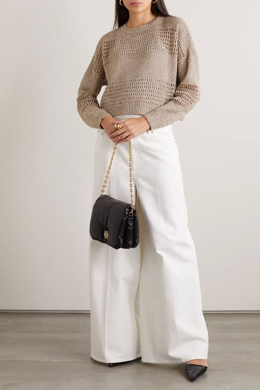 Loewe Goya Puffer Leather Shoulder Bag