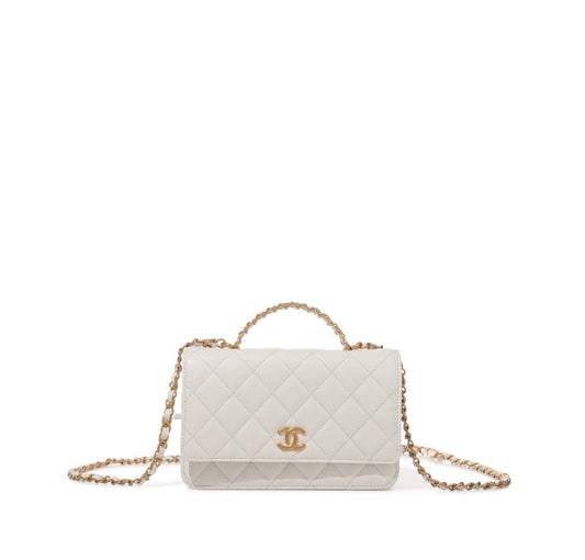 Chanel Top Handle with Brand Box- Genuine Leather
