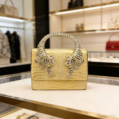 Roberto Cavalli Roar Bag | Golden