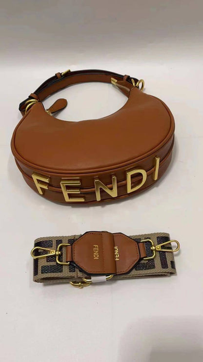 Fendi Fendigraphy Mini Hobo Bag