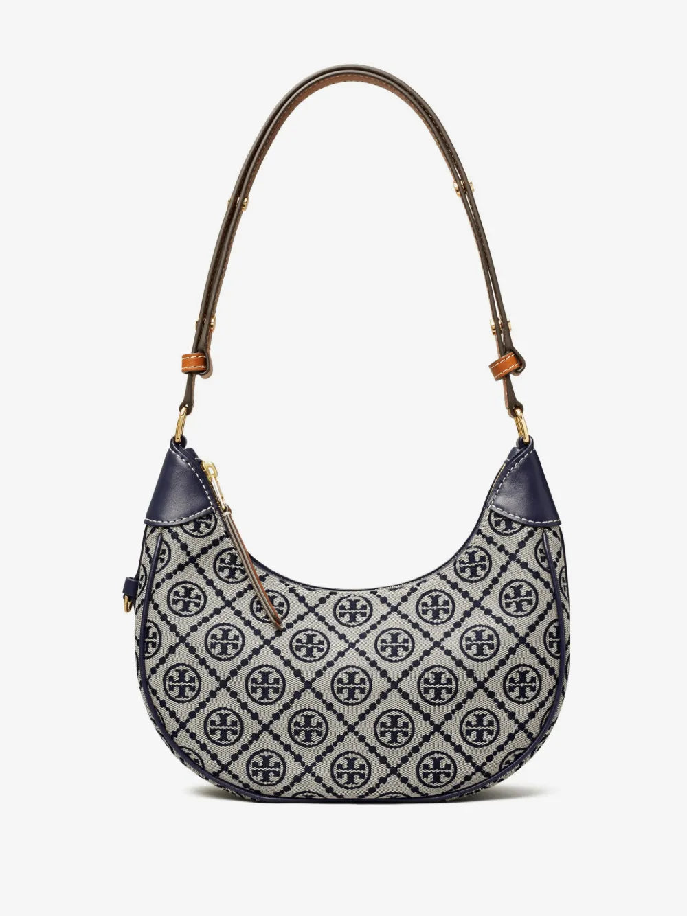 Tory Burch T Monogram Crescent Shoulder Bag