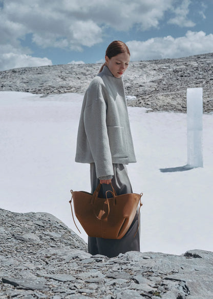 Polène Cyme Handbag with Pouch