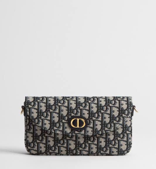 Christian Dior 30 Montaigne D- Vine Pouch with Brand Box