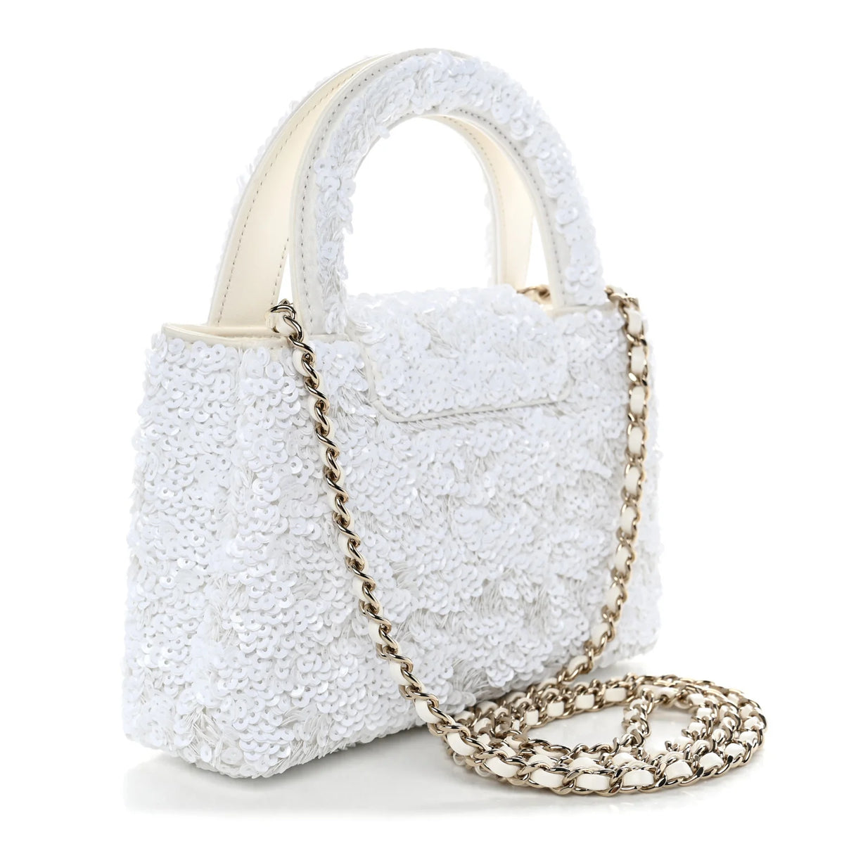 Chanel Mini Nano Kelly Sequin Bag