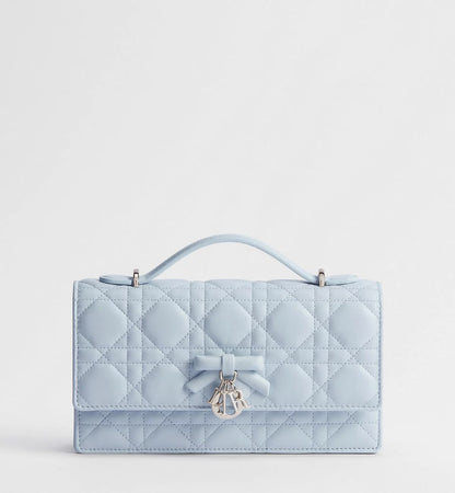 Christian Dior Mini Soupir Pink Cannage Bag with Brand Box