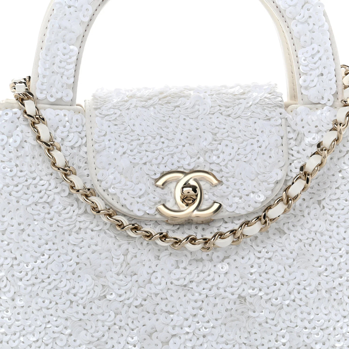 Chanel Mini Nano Kelly Sequin Bag