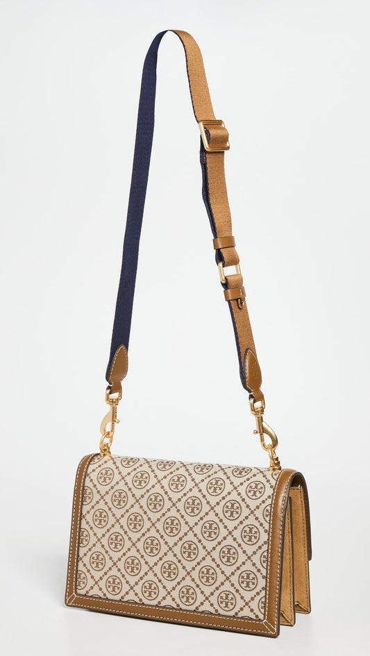 Tory Burch Jacquard T Monogram Bag with Brand Box