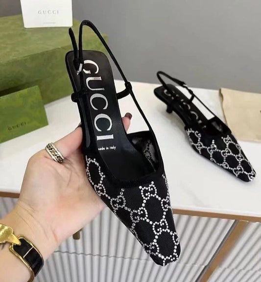 Gucci Sling Pumps with Complete Packaging
