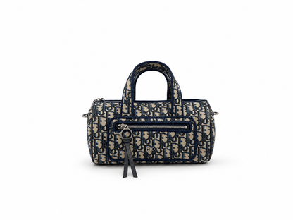 Dior Oblique Embroidered Mini Duffle Bag