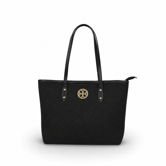 Tory Burch T Monogram Zip Tote Bag