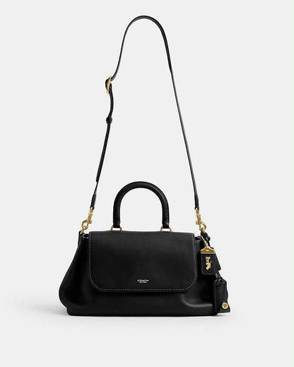 Coach Slouchy Rogue Top Handle Bag with Brand Box - Genuine Leather
