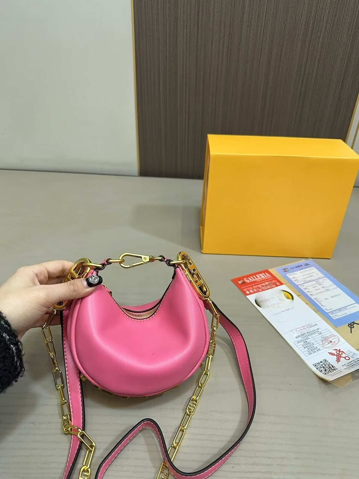 Fendi Fendigraphy Mini Hobo Bag