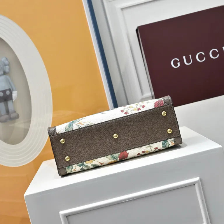 Gucci Diana Floral Print Tote Bag