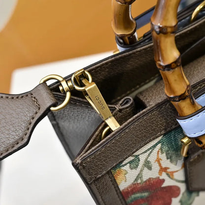 Gucci Diana Floral Print Tote Bag