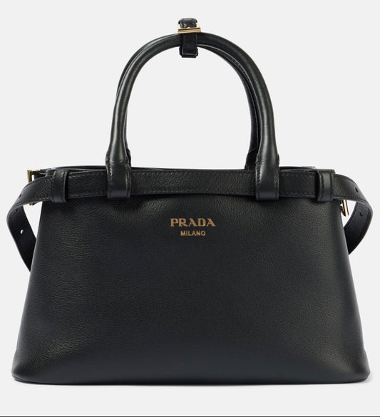 Prada Buckle Small Tote with Brand Box