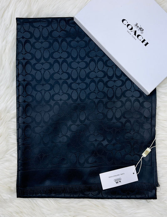 Coach Scarf- Navy Blue