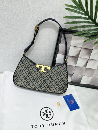 Tory Burch Eleanor Slim Monogram Jacquard Shoulder Bag