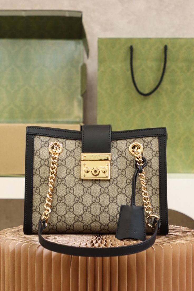 Gucci Padlock Small GG Supreme Shoulder Bag