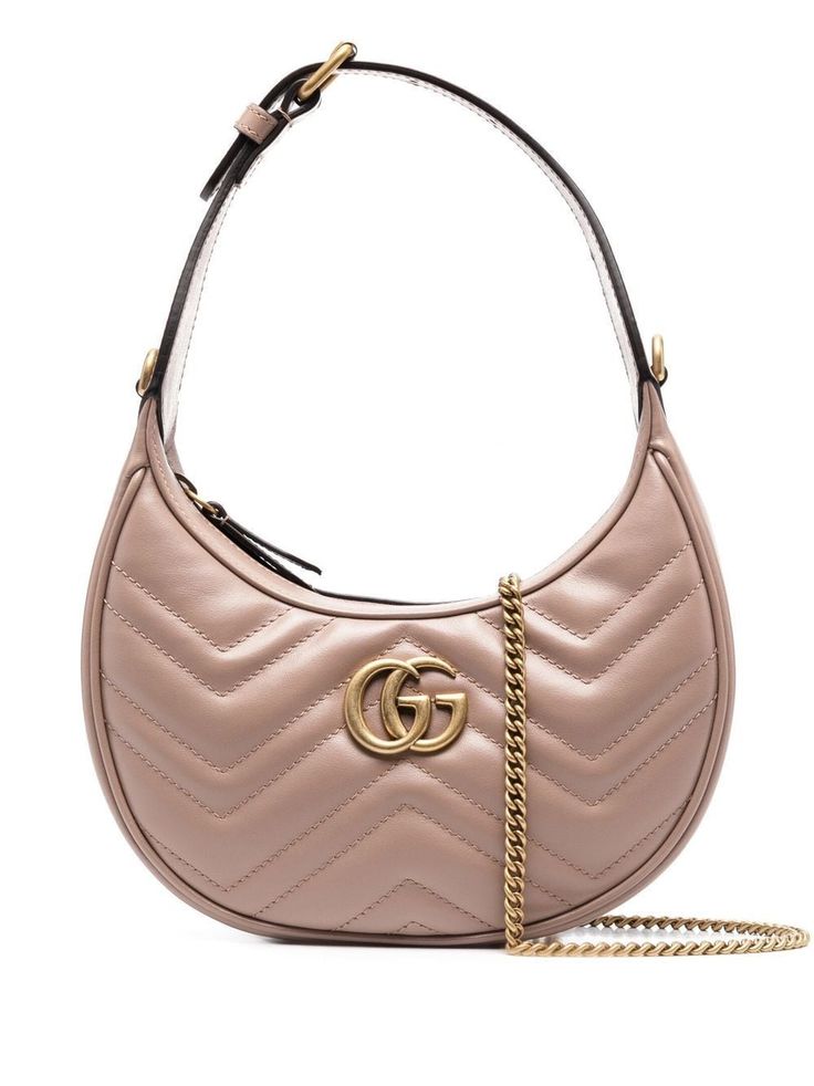 Gucci GG Marmont Half-Moon-Shaped Mini Bag