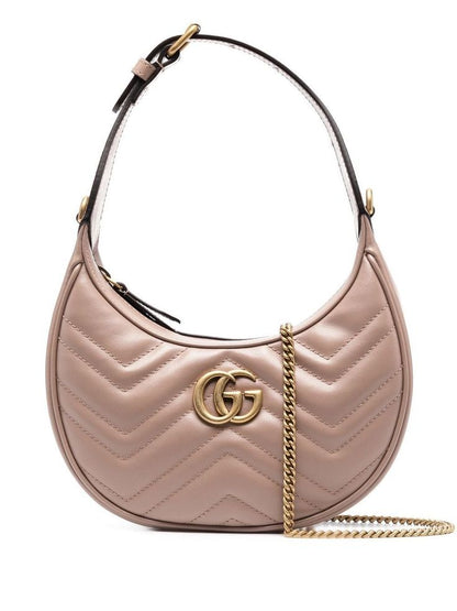 Gucci GG Marmont Half-Moon-Shaped Mini Bag