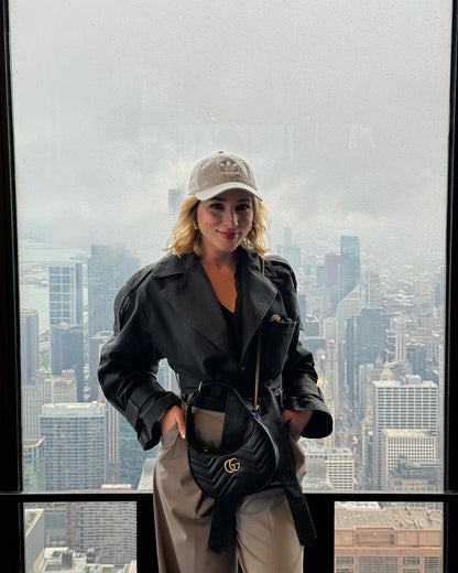 Gucci GG Marmont Half-Moon-Shaped Mini Bag