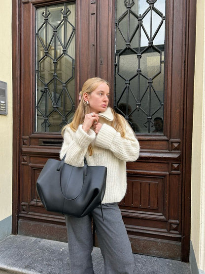 Polène Cyme Handbag with Pouch