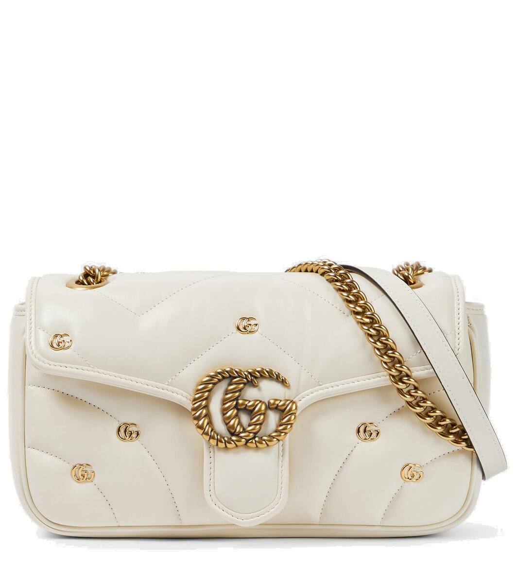Gucci GG Marmont Mini Logo Studded Crossbody Bag