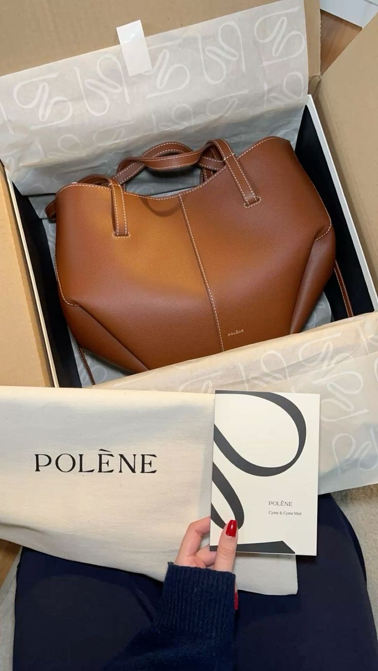 Polène Cyme Handbag with Pouch