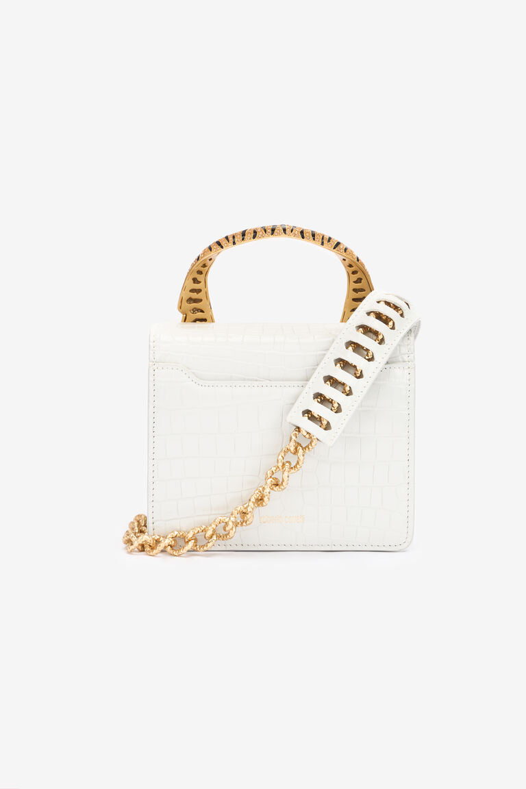 Roberto Cavalli Roar Bag | White