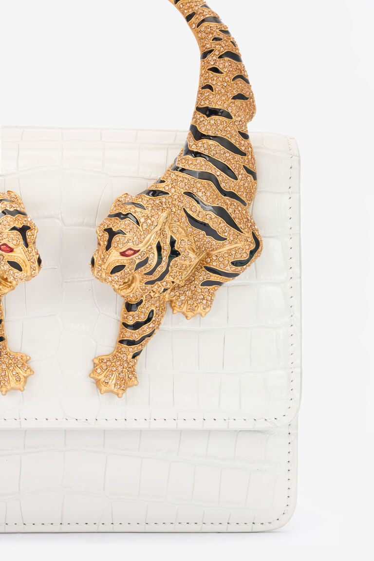 Roberto Cavalli Roar Bag | White