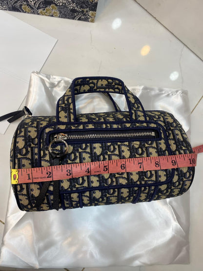 Dior Oblique Embroidered Mini Duffle Bag
