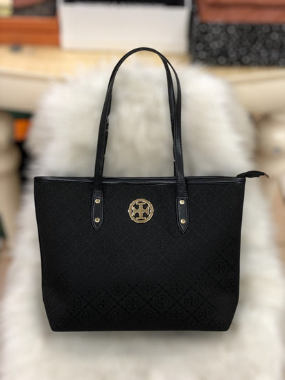 Tory Burch T Monogram Zip Tote Bag