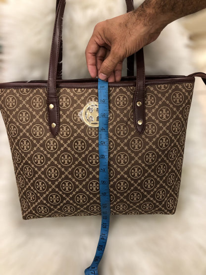 Tory Burch T Monogram Zip Tote Bag