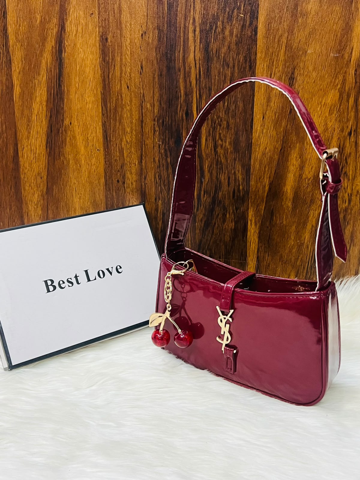 YSL Le 5 A 7 Mini Patent Leather Shoulder Bag