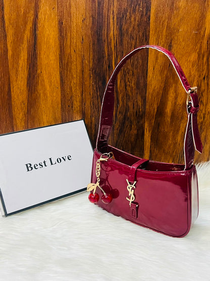 YSL Le 5 A 7 Mini Patent Leather Shoulder Bag