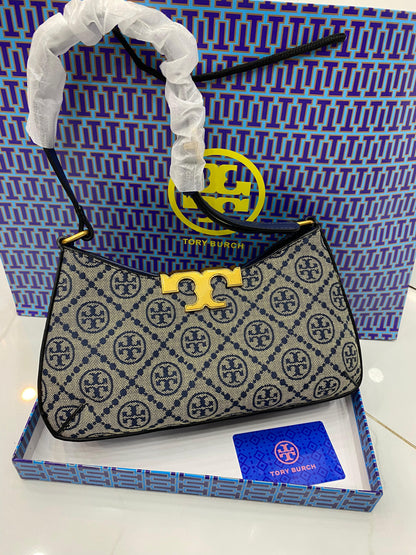 Tory Burch Eleanor Slim Monogram Jacquard Shoulder Bag