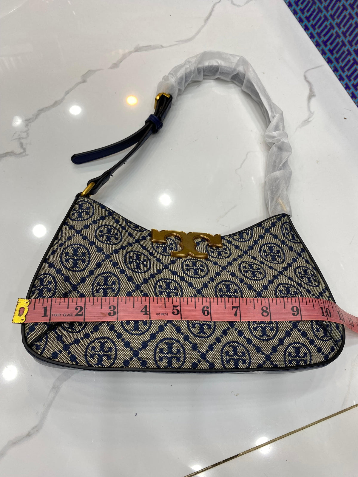 Tory Burch Eleanor Slim Monogram Jacquard Shoulder Bag