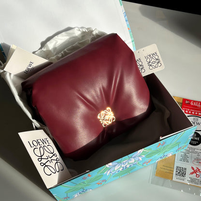 Loewe Goya Puffer Leather Shoulder Bag