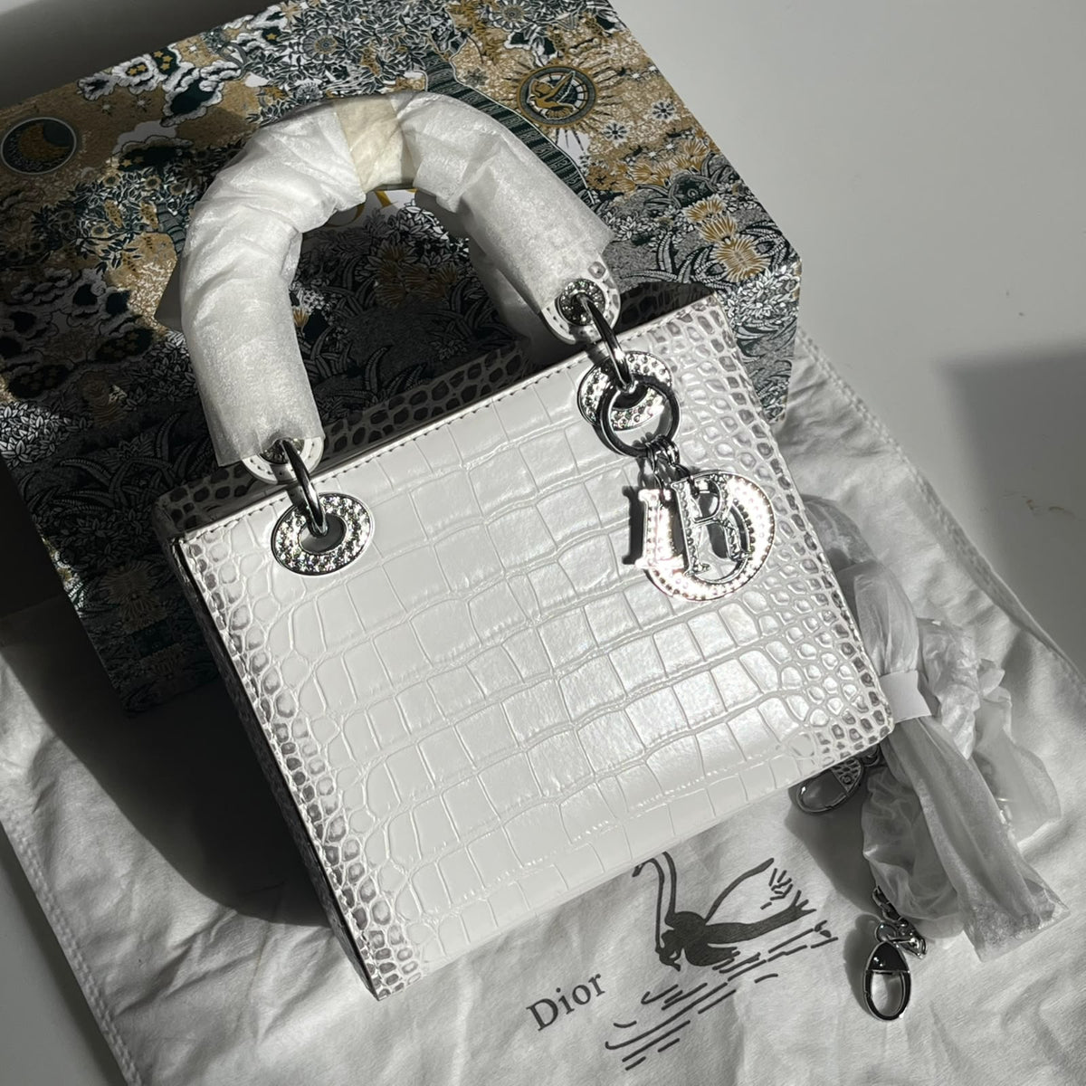 Crocodile Mini Lady Dior Bag