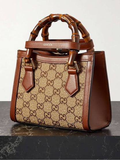 Gucci Diana crystals small bag