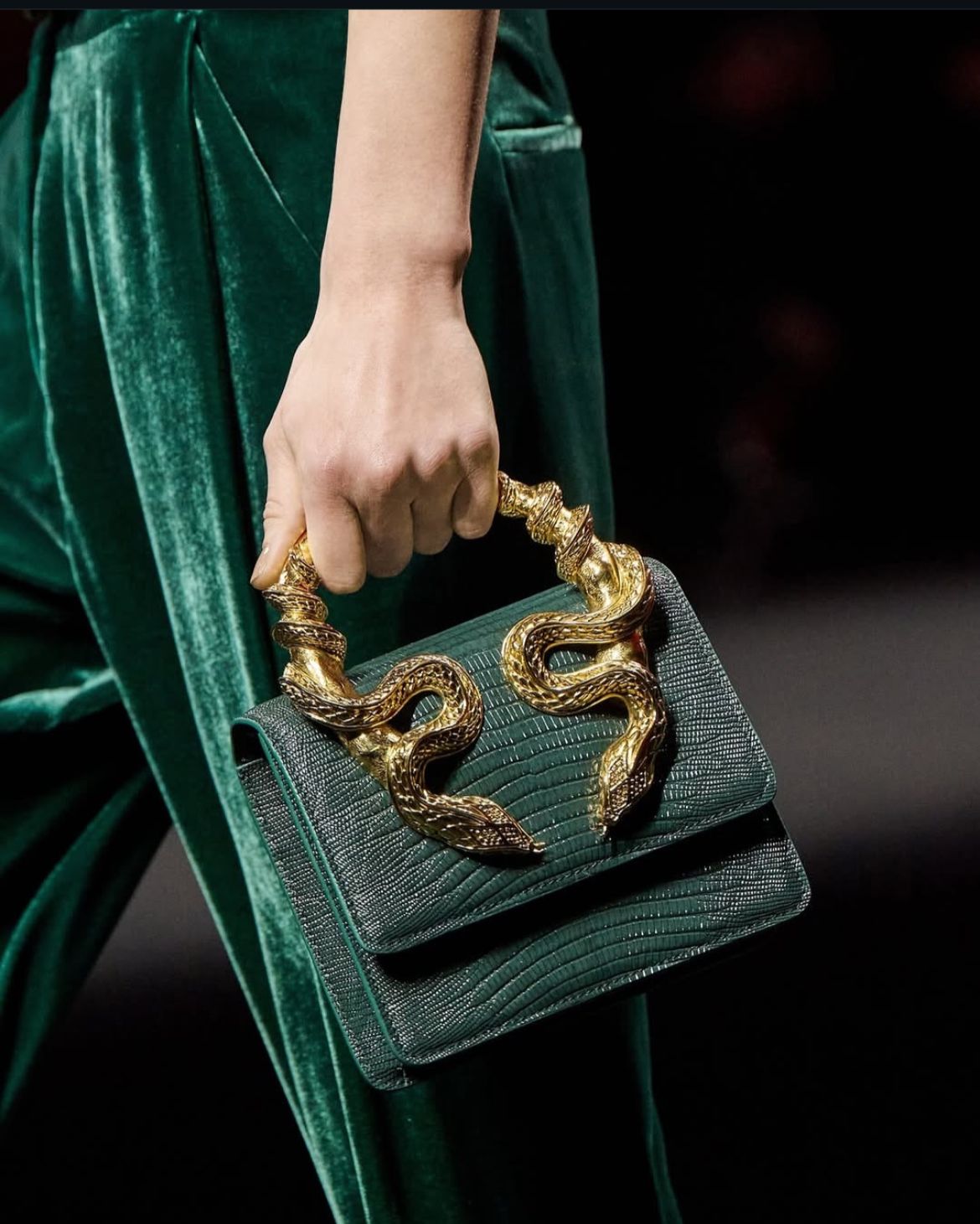 Roberto Cavalli Borsa Bordeaux Con Serpenti