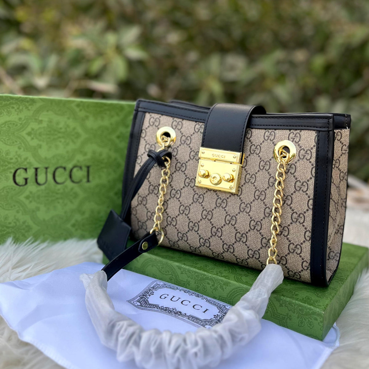 Gucci Padlock Small GG Supreme Shoulder Bag