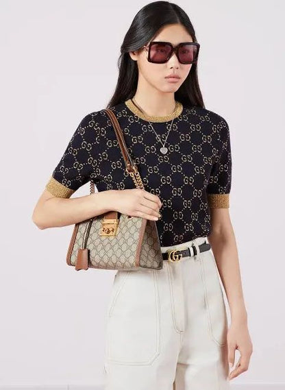 Gucci Padlock Small GG Supreme Shoulder Bag